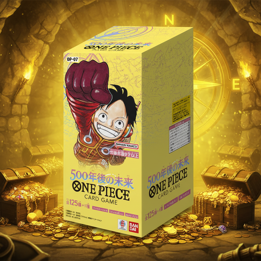 JAPANESE OP07 500 YEARS IN THE FUTURE BOOSTER BOX CASE Poke Guru Trading Cards JAPANESE OP07 500 YEARS IN THE FUTURE BOOSTER BOX CASE Poke Guru Trading Cards