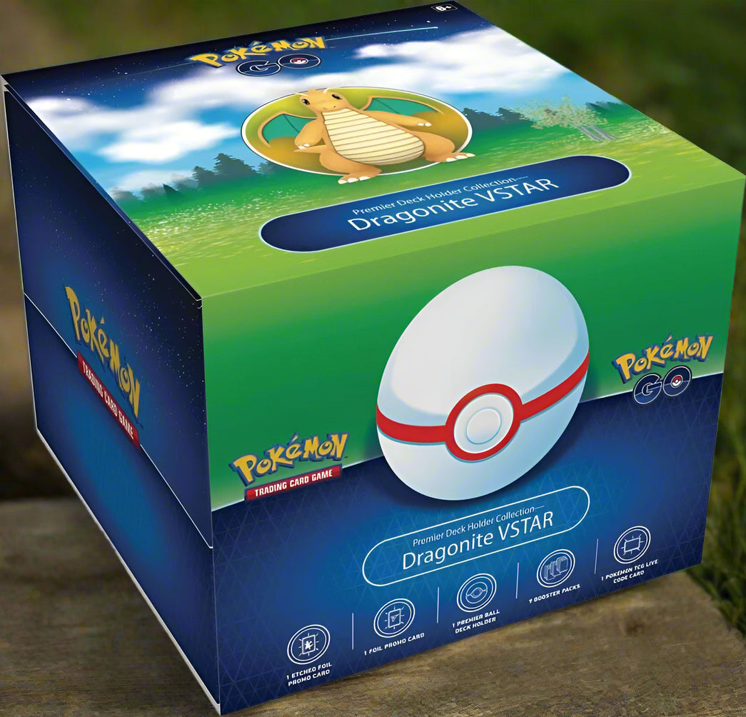 DRAGONITE VSTAR POKEMON GO PREMIER DECK HOLDER COLLECTION Poke Guru Trading Cards DRAGONITE VSTAR POKEMON GO PREMIER DECK HOLDER COLLECTION Poke Guru Trading Cards