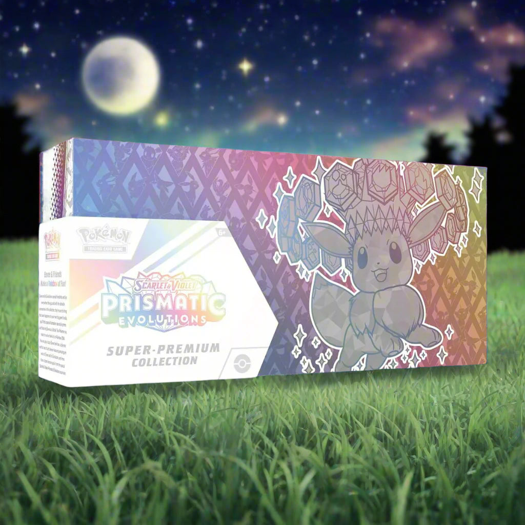 PRISMATIC EVOLUTIONS SUPER PREMIUM COLLECTION Poke Guru Trading Cards PRISMATIC EVOLUTIONS SUPER PREMIUM COLLECTION Poke Guru Trading Cards