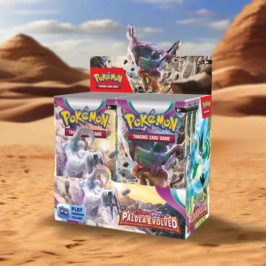 PALDEA EVOLVED BOOSTER BOX Poke Guru Trading Cards PALDEA EVOLVED BOOSTER BOX Poke Guru Trading Cards