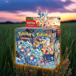 STELLAR CROWN BOOSTER BOX CASE OF 6 Poke Guru Trading Cards STELLAR CROWN BOOSTER BOX CASE OF 6 Poke Guru Trading Cards