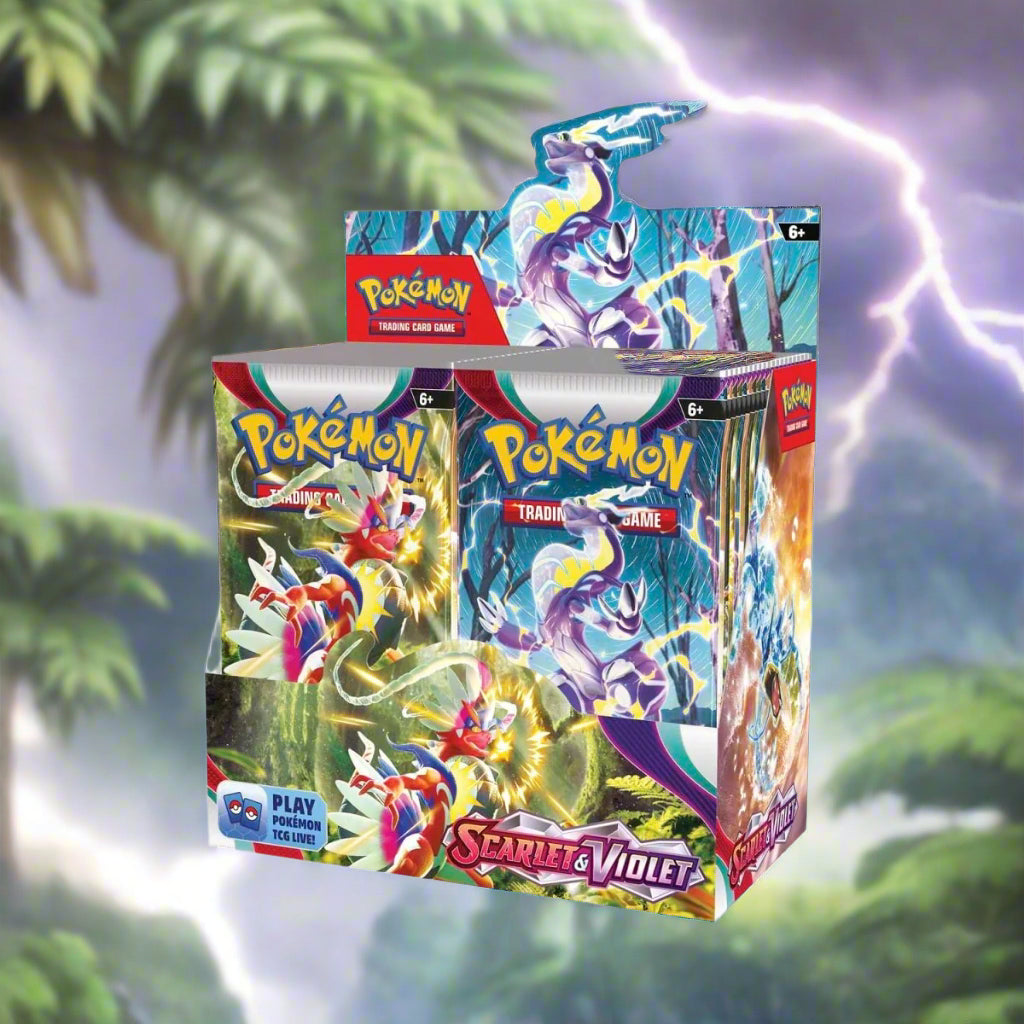 SCARLET & VIOLET BOOSTER BOX Poke Guru Trading Cards SCARLET & VIOLET BOOSTER BOX Poke Guru Trading Cards