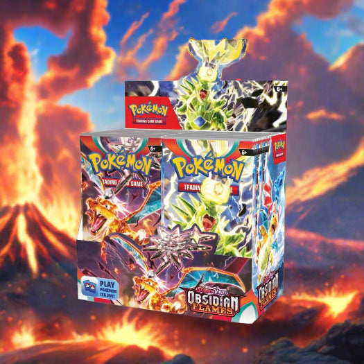 OBSIDIAN FLAMES BOOSTER BOX Poke Guru Trading Cards OBSIDIAN FLAMES BOOSTER BOX Poke Guru Trading Cards