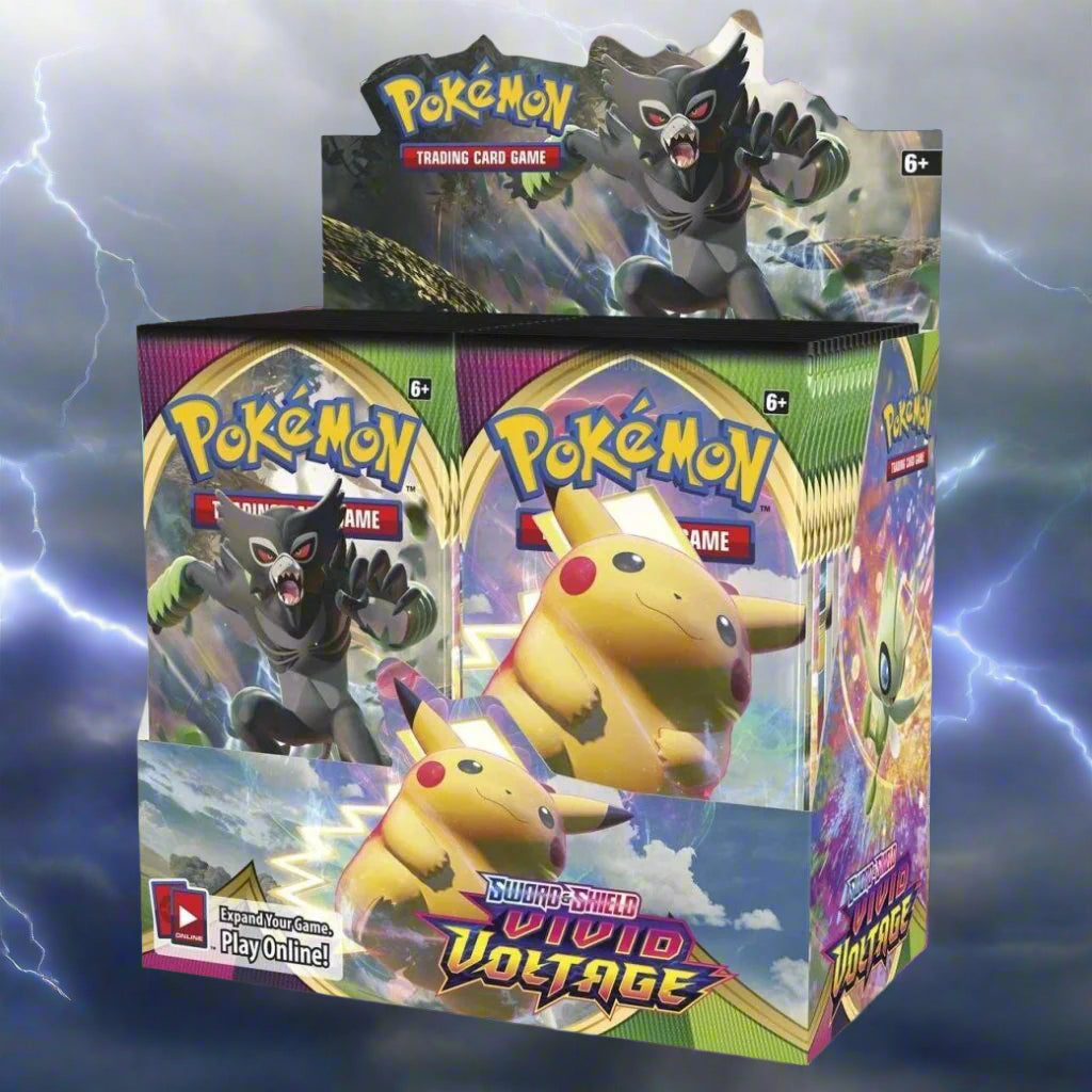 VIVID VOLTAGE BOOSTER BOX Poke Guru Trading Cards VIVID VOLTAGE BOOSTER BOX Poke Guru Trading Cards